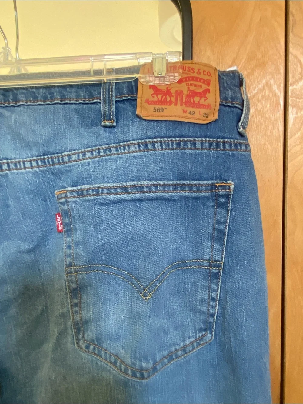 Vintage Levi’s 569 Men's Straight Leg Blue Denim Jeans